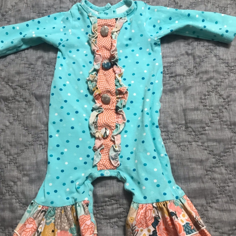 Ricrac and Ruffles Romper